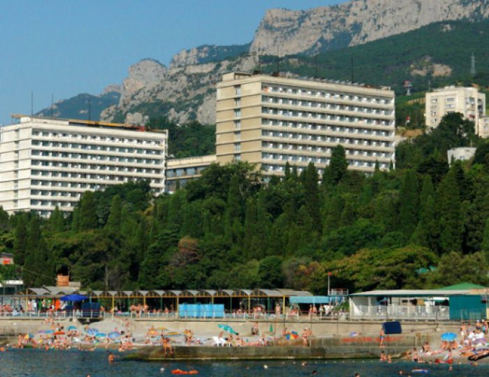 Оборудованный пляж - Санаторий «Мисхор»