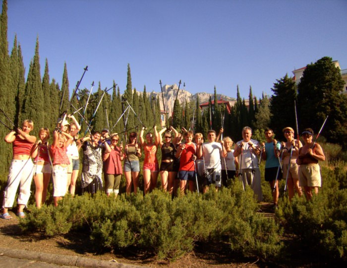 Нордическая ходьба - Санаторий «Мисхор»