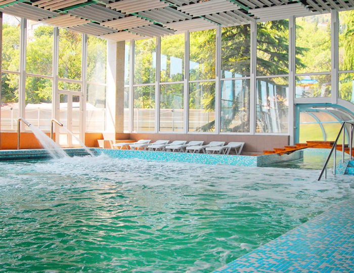 Бассейн с морской водой - Санаторий «Мисхор»
